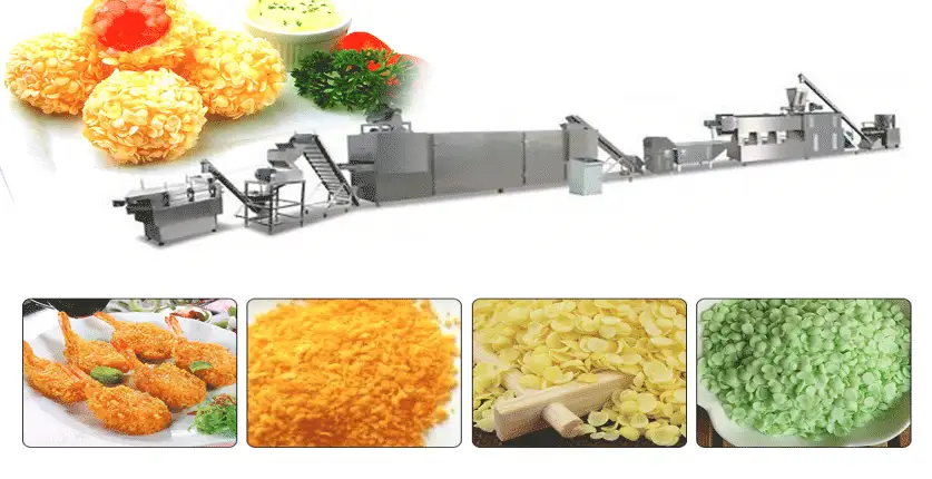 Application of Bread Crumbs Processing Line in Manufacturer