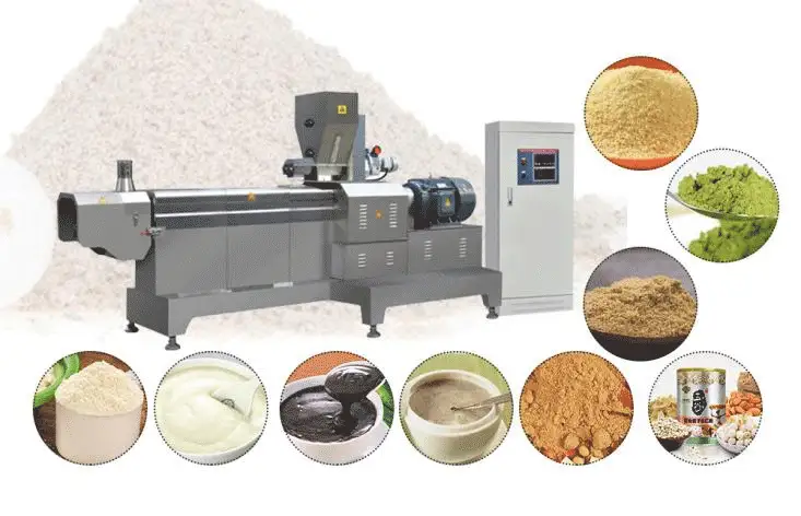 The details of Nutrition Rice Powder Processing Line