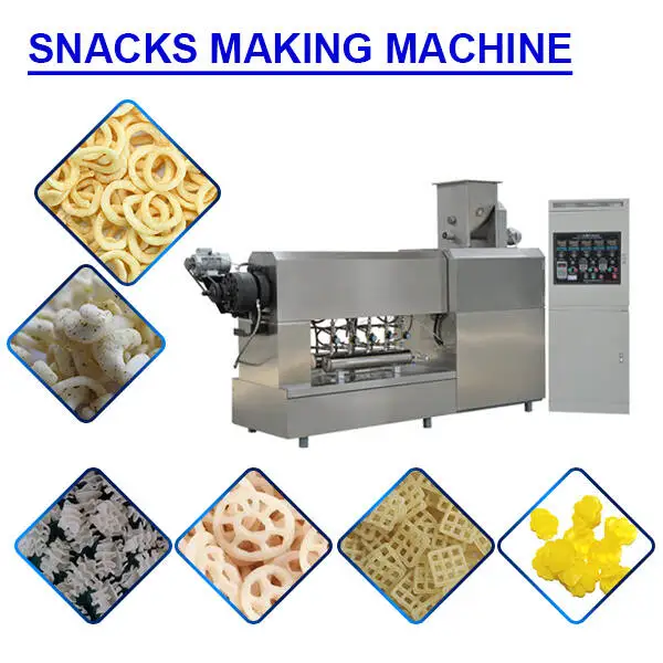 Stainless Steel 3D Cereal Pellets Snack Production Line