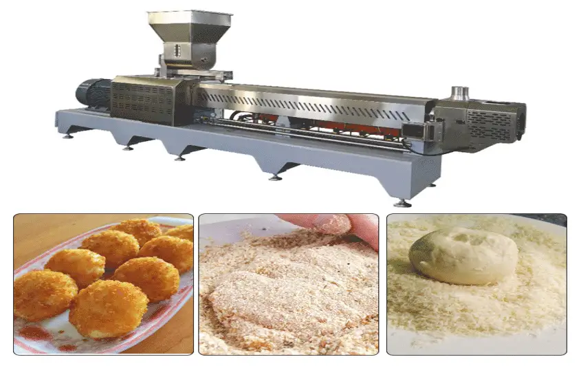Extruder Picture of Bread Crumbs Making Machine
