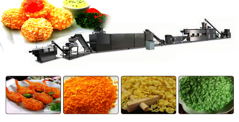 Application of Bread Crumbs Processing Line in Manufacturer