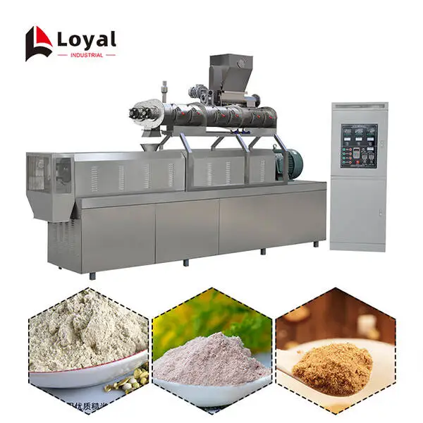 300-500Kg/h Nutritional Powder Baby Food Processing Line For Beans Milk Powder