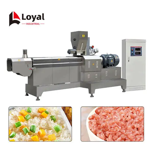 120 - 150kg Per Hour Artificial Rice Processing Line Automatic Artificial Rice Extruder Machine