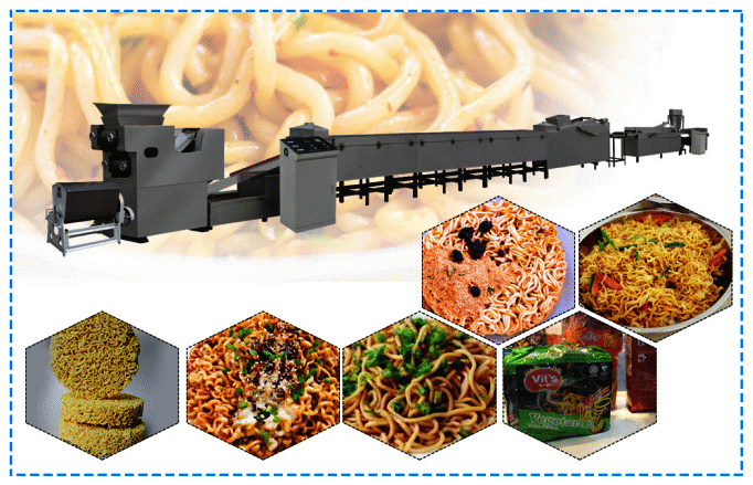 Instant noodles processing line