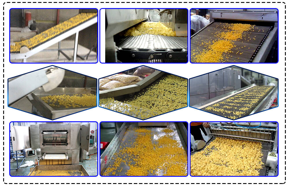 Site Pictures of Corn Flakes Processing Line