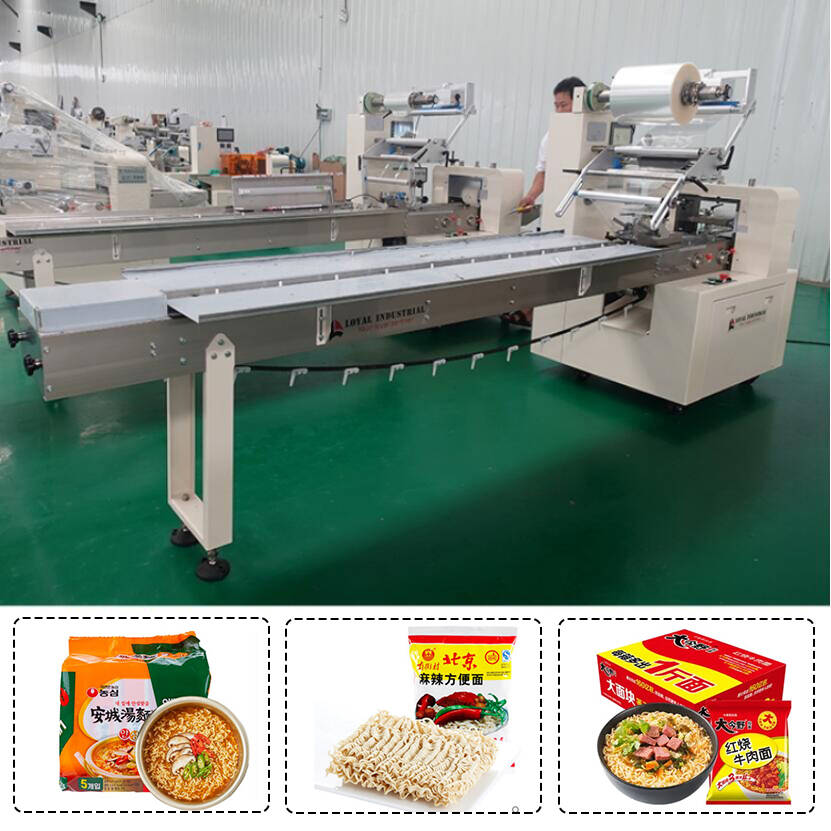 Automatic Pillow Bag Instant Noodle Packing Line Details