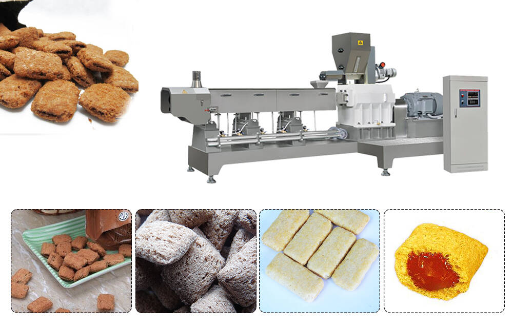 High Productivity Jam Center Snack Food Processing Line With Coating System