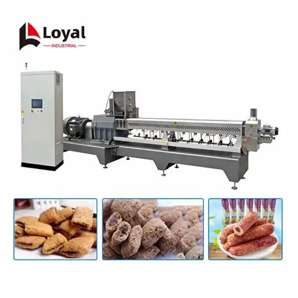 Stainless Steel Core Filling Snack Food Processing Line Self Cleaning, 220/380/415V