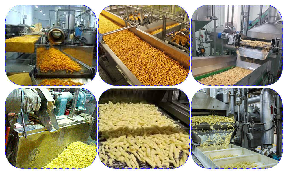 Nik Naks Fried Cheetos Extruder Machine Flow Chart