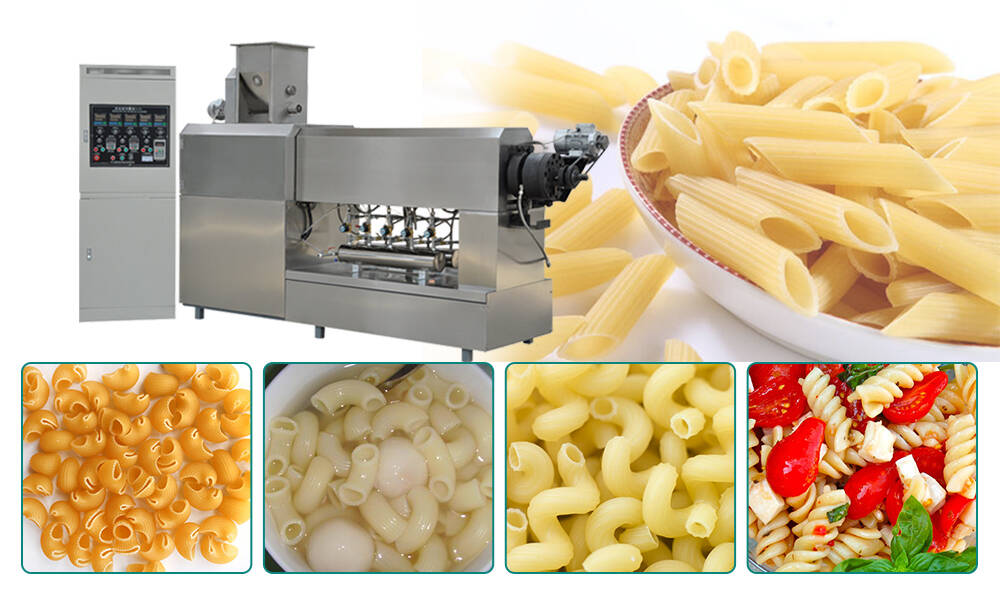 Flow chart of High Efficiency Pasta Macaroni Production Line