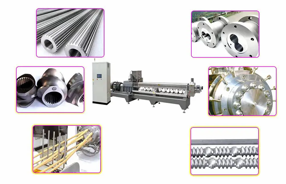 TECHNICAL PARAMETERS FOR 120KG-1200KG/H CORN PUFF MAKING MACHINE/ PRODUCTION LINE FOR RICE