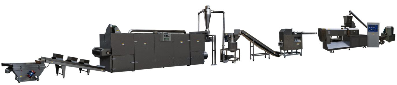 Flow Chart of Bread Crumbs Processing Line