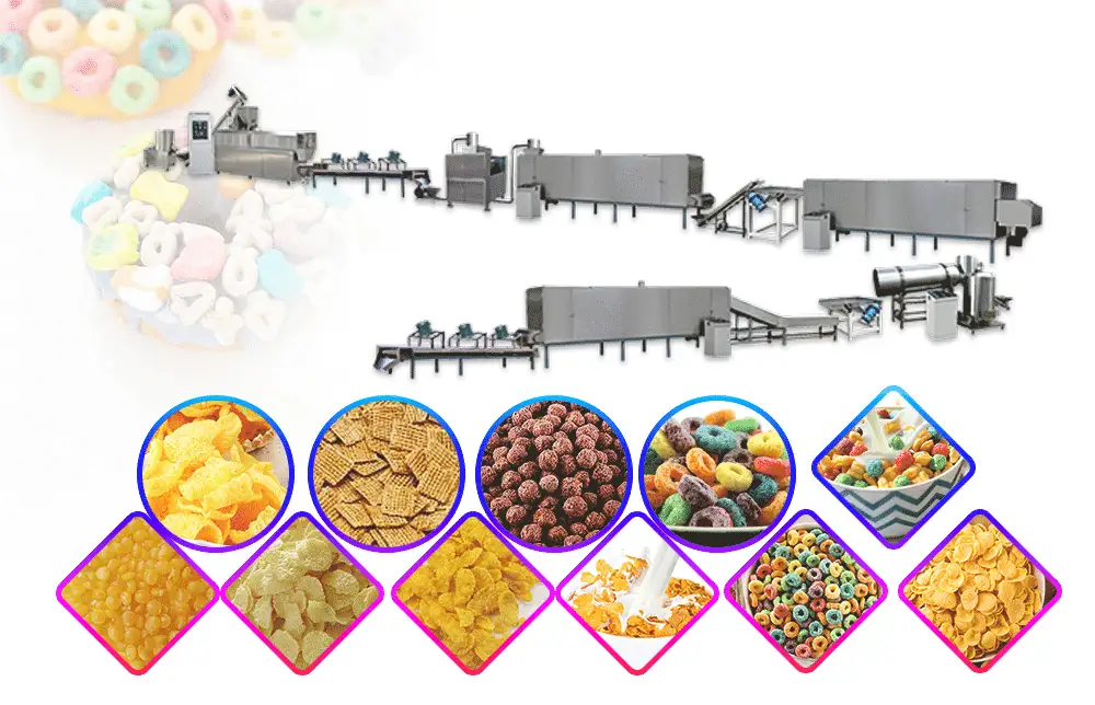 Application of Corn Flakes Production Line