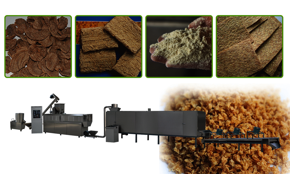 Application Of Soya Nugget Production Line in Manufacturer