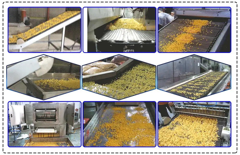 Site Picture of Corn Flakes Processing Line