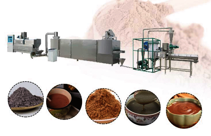 Nutrition Rice Powder Processing Line