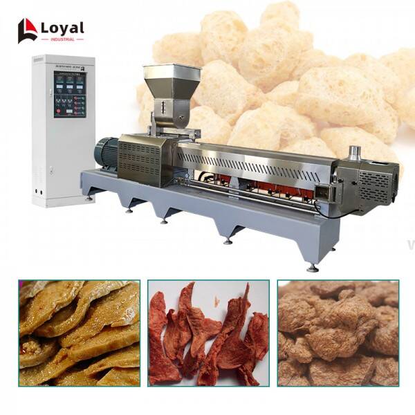 Isolated Soya Protein TSP Soya TVP Extrusion Machine Meat Processing Equipment Line Making Machine