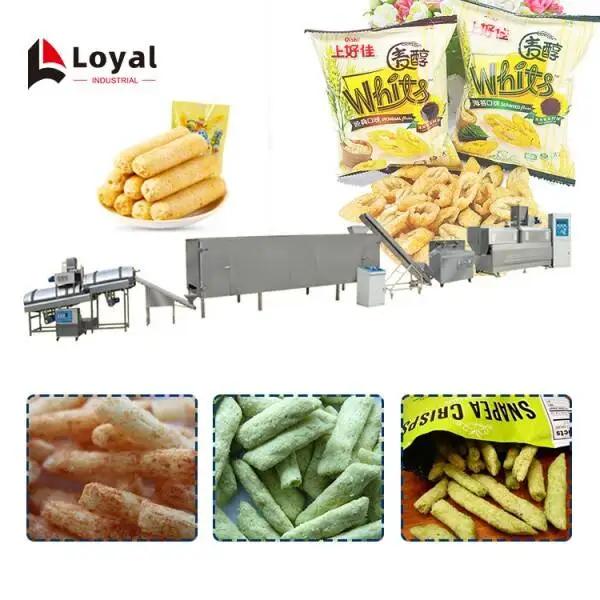 Stainless Steel Puffed Food Extruder Machine Double Screw Extruder For Puff Snacks