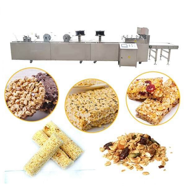 Smart Stainless Steel Energy Bar Machine , Automated Snack Bar Production Line