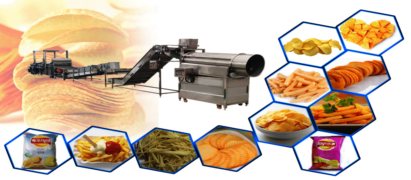 Automatic Potato Chips Processing Plant