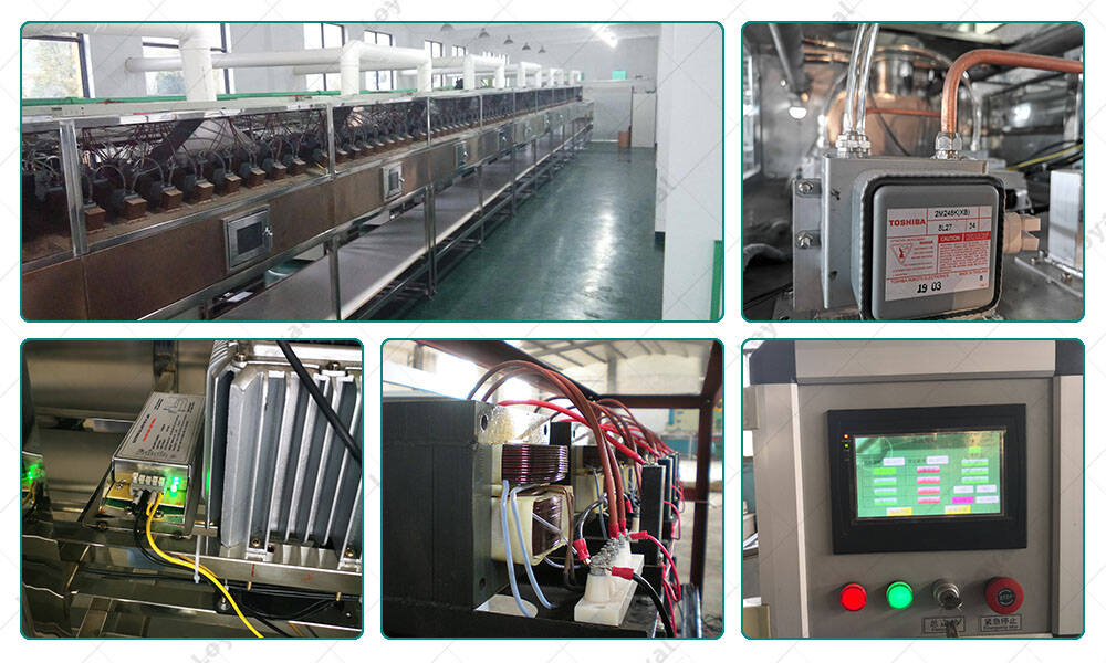 Detail of Tenebrio Mealworm Insect Microwave Drying Sterilization Machine