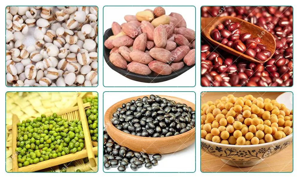 Sample Grain Millet Mung Beans Buckwheat Red Beans of Tunnel Microwave Drying Sterilizing Machine