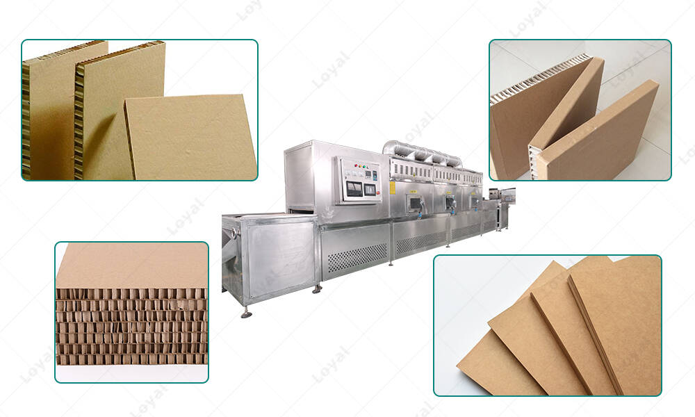 Application of Industrial Tunnel Sawdust Paper Cardboard Microwave Drying Machine