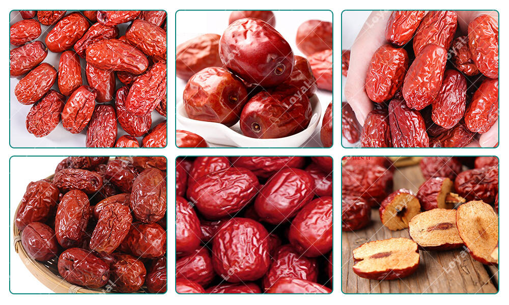 Sample Products of Industrial Microwave Date Drying Sterilizing Machine