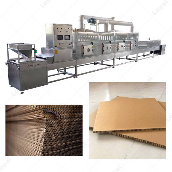 Industrial Tunnel Sawdust Paper Cardboard Microwave Drying Machine