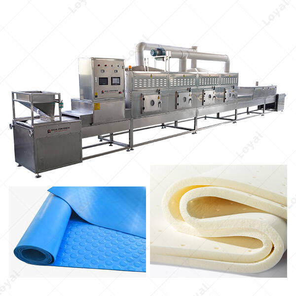 High Quality Continuous Microwave Rubber Mattress Drying Machine