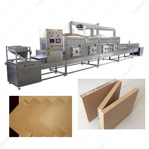 Industrial Tunnel Sawdust Paper Cardboard Microwave Drying Machine