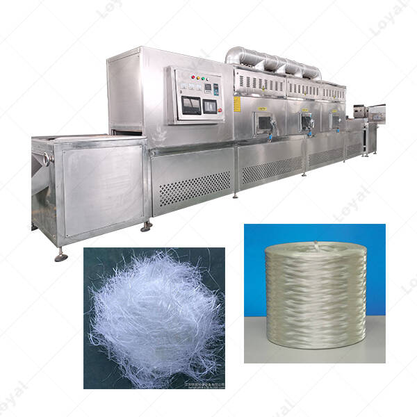 High Efficient Industrial Microwave Glass Fiber Drying Machine Microwave Glass Fiber Drying Oven
