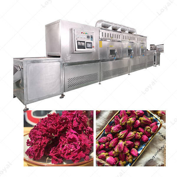 Rose Petal Microwave Flower Drying Machine