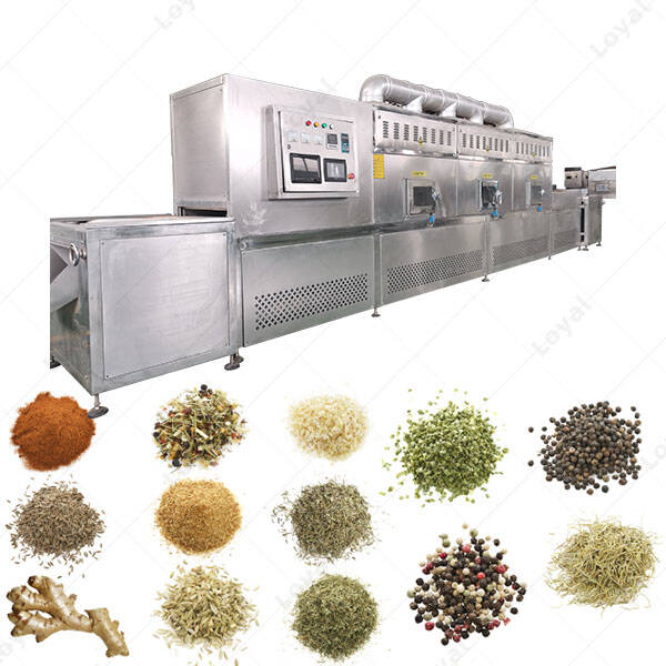 High Quality Tunnel Seasoning Microwave Dryer Condiment Sterilization Equipment from China