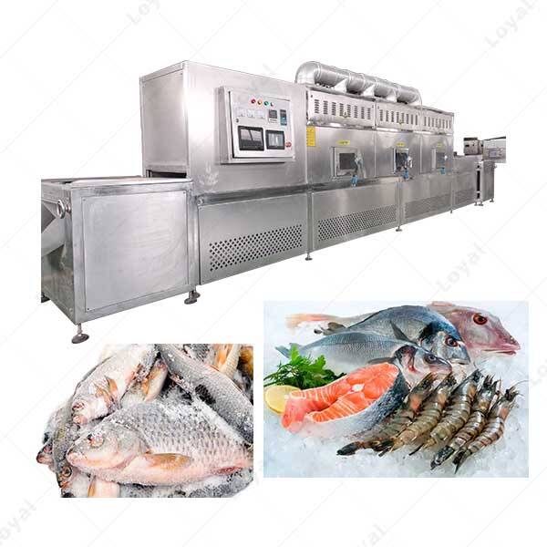 High Quality Rapidly Thawing Microwave Thawing and Sterilization Equipment for Frozen Seafood