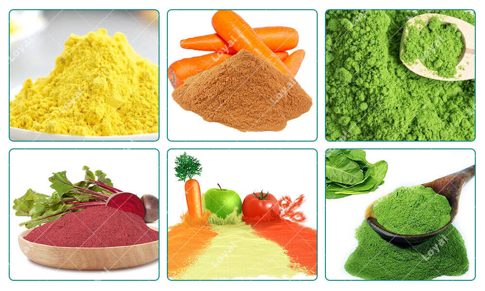 Dehydrated Vegetables Powder Microwave Sterilization-Sample