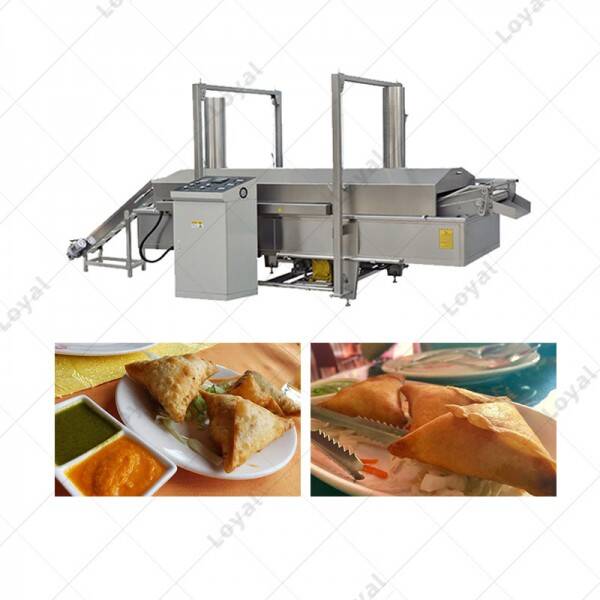 High Quality Automatic Fryer for Sale Gas Continuous Fryer Samosa Machine Food Fryer Machine