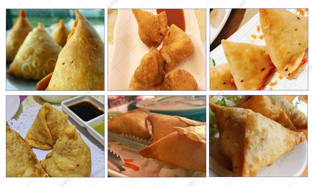 Continuous Fryer Samosa Processing sample