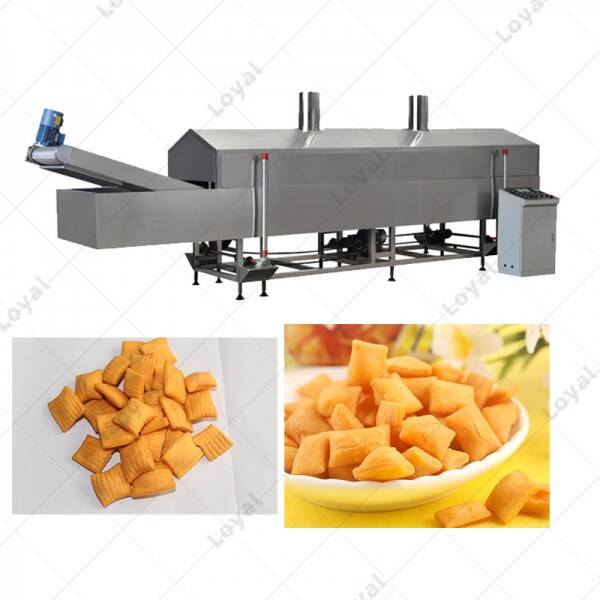 Industrial Fryer Automatic Frying Machine For Pellet Snacks