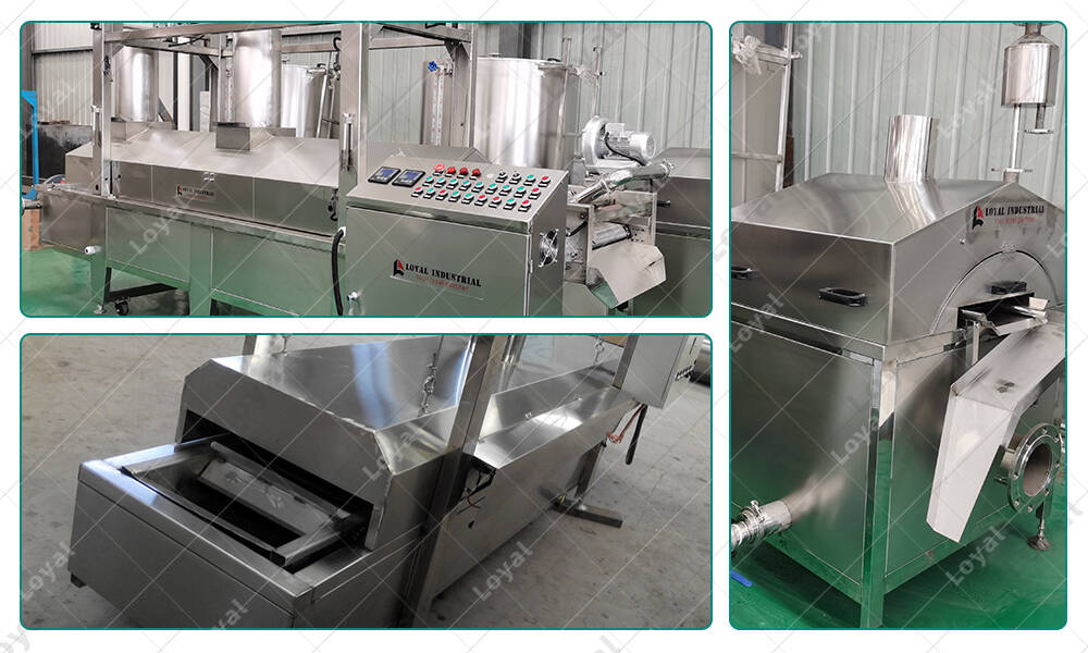 Parts of Conveyor Continuous Fryer Machinery Chicken Fillet Frying equipment