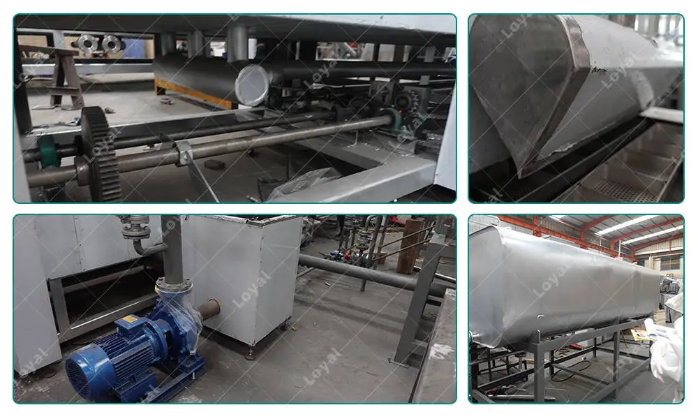 Feature Of Continuous Stainless Steel Potato Chips Fryer manufacturing equipment