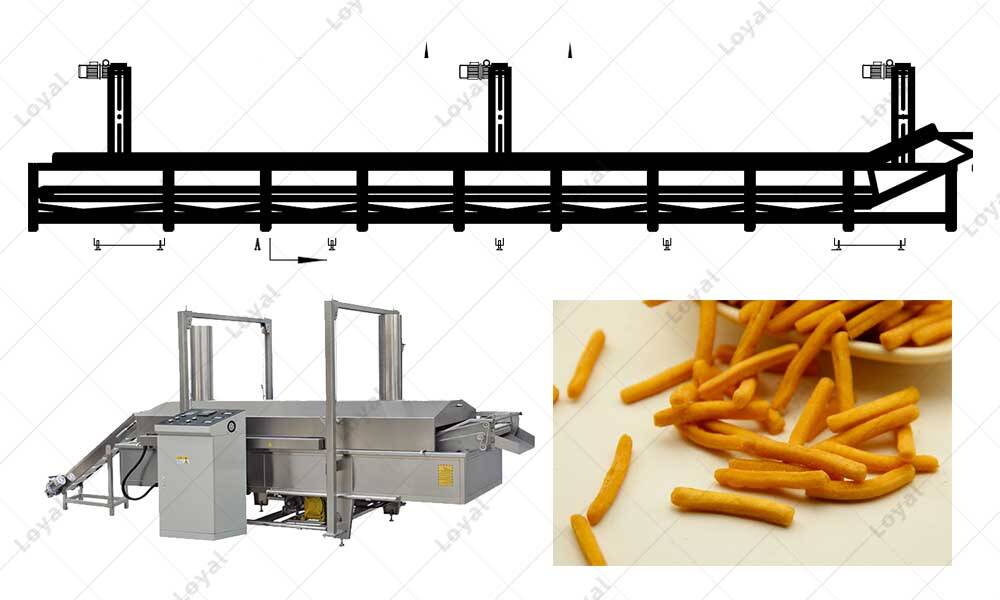 Namkeen Fryer Machine For Factory Frying Equipment