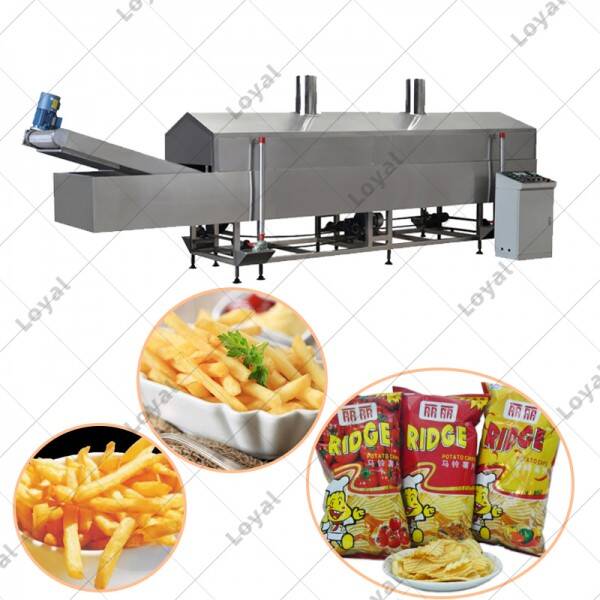 Continuous Stainless Steel Potato Chips Industrial Fryer Machine