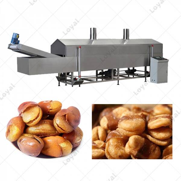 Multi-Functional Stainless Steel Commercial Orchid Beans Frying Machine With Oil Filtration System