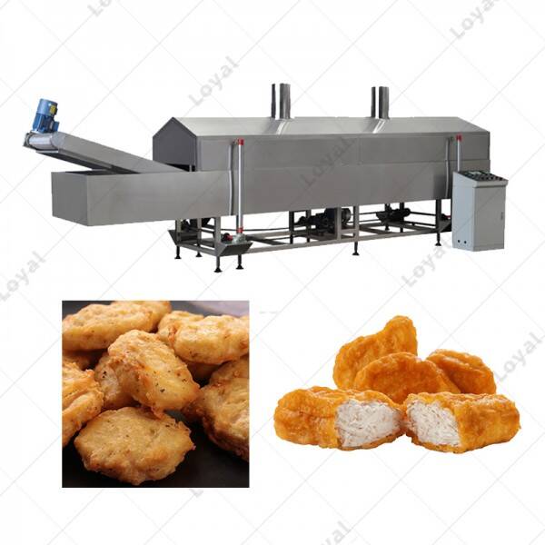 Automatic Continuous Chicken Nuggets Frying Machine Price
