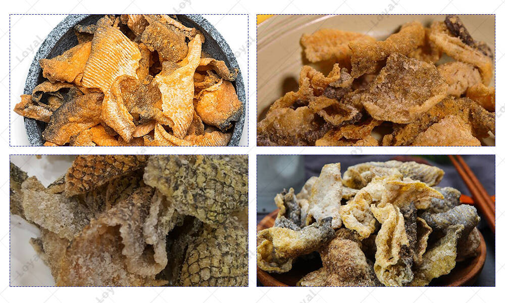 Deep Fryer Fish Skin Chips Processing sample