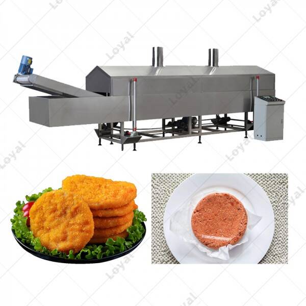 Fully Automatic Hamburger Patty Frying making machine