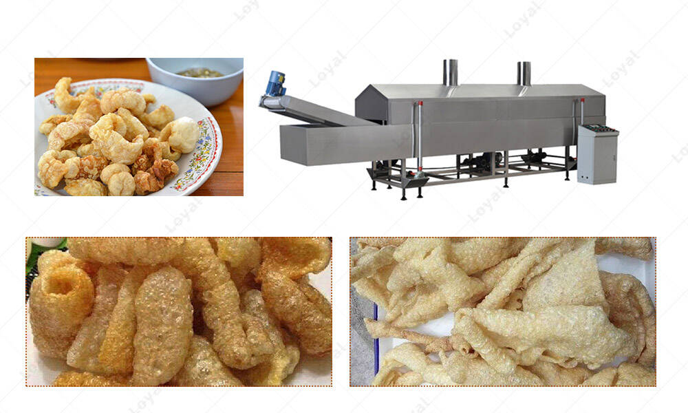 Application of Industrial Pork Rinds Frying Machine