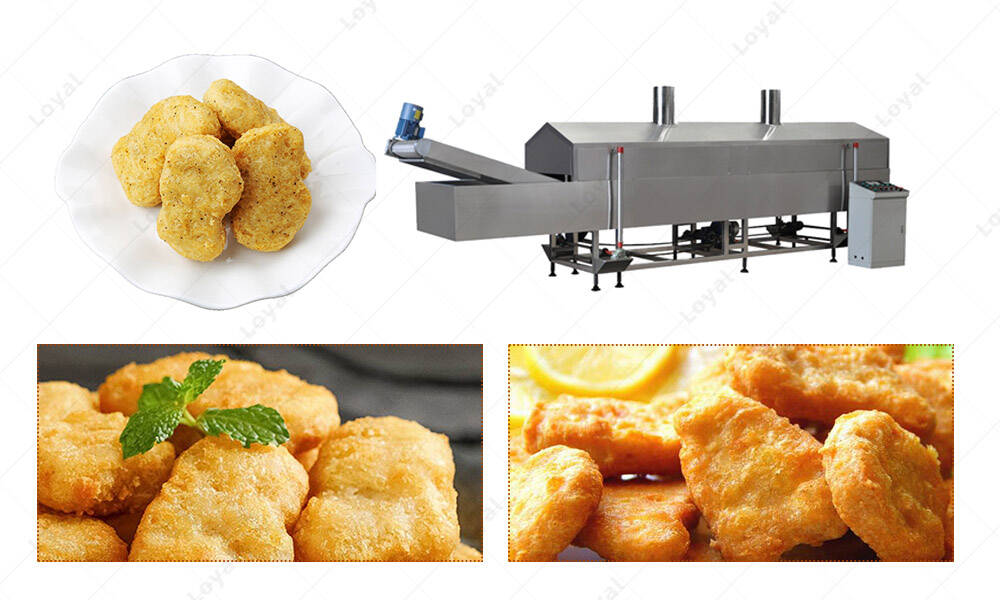 Application Of Chicken Nuggets Frying Machine