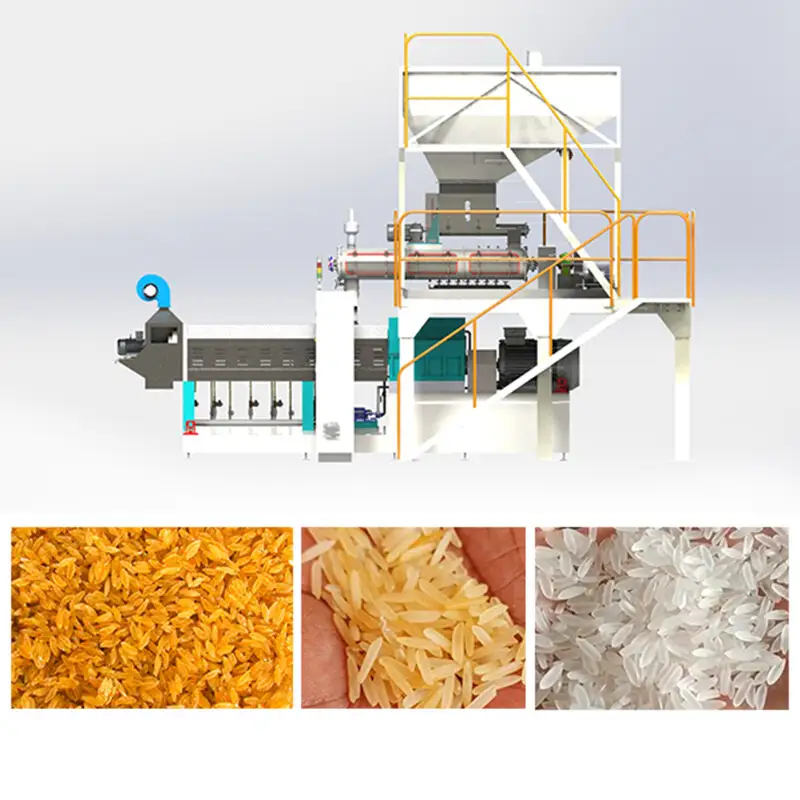 Stock Rice Line Introduce of nutrition rice production line - Shandong Loyal Industrial ...